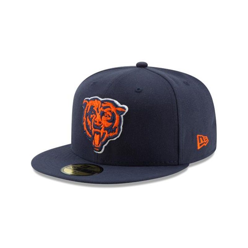 NFL Chicago Bears Basic 59Fifty Fitted (GKR9939) - Blue New Era Caps